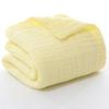 Toalla de baño para bebé de algodón al por mayor, gasa de seis capas, algodón puro, manta para bebé recién nacido, bolsa para recién nacido, entrega de una pieza