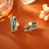 Brincos de Pérola Colorida Borboleta de Madrepérola Natural Agulha de Prata S925 Moda de Alto Padrão Elegante Exquisito Estilo Feminino