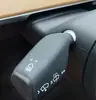 Adecuado para Tesla Yl Versión Actualizada Modelo 3Y Cubierta Protectora de Silicona para Palanca de Dirección Cubierta del Volante Accesorios Interiores
