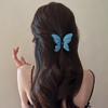2024 Nova Super Fada Borboleta Hairpin Back Head Clip Sweet Hairpin Mulheres Internet Vermelho Hair Clip Hairclip Headwear
