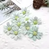 Buquê de Simulação de Margarida Estilo Fresco Aster Holandês Decoração de Sala de Estar Crisântemo de Casamento Ornamento de Flor Seca Artificial Flor de Seda Atacado