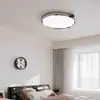 Lámpara de techo Bauhaus para dormitorio, Lámpara pequeña italiana minimalista con forma de frijol para frutas, Luz Puri de espectro completo para protección ocular para habitación infantil