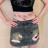 Linda Cadena de Cintura de Gato Kt con Diamantes Brillantes para Mujer, Estilo Y2K Hot Girl Dulce y Fresco, Diseño de Nicho, Accesorio Metálico Versátil de Alta Gama