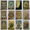 Pintura para Colgar en la Pared de Fondo de la Sala de Estar, Sofá, Núcleo de Pintura Bordada Antigua Estilo Chino Nuevo, Pintura Decorativa para la Entrada del Salón de Té Huang Tang