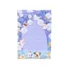 Bloco de Notas Pintura a Óleo Jardim dos Sonhos Notas de Estudante Bloco de Notas de Mensagens Alto Valor de Cor 50 Contas Manuais Caderno de Flores