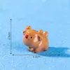 Nuevos adornos de Navidad: muñeco de nieve y reno, decoraciones DIY, accesorios colgantes de bola de cristal, paisaje en miniatura, serie pequeña de Navidad