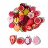 Brinquedos de Frutas e Comida 3D Coloridos DIY Criativos Feitos à Mão Acessórios para Presilha de Cabelo com Cola de Creme Peças de Resina Venda por Atacado