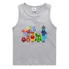 Colete de Verão Infantil 2026 Estilo Coreano Algodão Casual Camiseta Interna Absorvente de Suor Roupa Externa Esportiva Moletom Sem Manga para Meninos