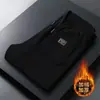 Pantalones Rectos de Pana para Hombre Otoño e Invierno Sueltos Versátiles Pantalones Casuales de Negocios Pantalones Largos Cálidos de Forro Polar Ropa para Hombre