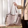 Bolsa de Tote Pequeña Fresca Estilo Nuevo 2025 Estampado a Cuadros Flores Completas Moda Ins Tendencia Bolso de Mujer Bolso de Hombro Bolso de Mano