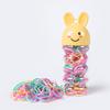 Diadema de goma colorida desechable para niños, grosor aumentado, fuerte tensión, alta elasticidad constante, diadema gruesa, accesorio para el cabello, cuerda para el cabello, diadema al por mayor