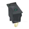 Interruptor basculante iluminado de 3 pines y 2 velocidades certificado IEC KCD3-B2 tipo barco, interruptor de alimentación de doble tarjeta con contacto plateado