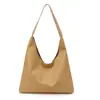 Bolsas para Mujer Nuevas Retro Tejidas Bolso de Axila Comercio Transfronterizo Comercio Exterior Al por Mayor Color Sólido Versátil Bolso Cruzado Bolso de Mano para Viajar