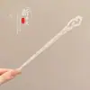 Novo grampo de cabelo antigo estilo chinês com borla para mulheres, elegante e versátil, adequado para Hanfu, cheongsam e penteados presos