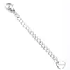Cadena de Extensión para Collar de Acero de Titanio con Cierre de Langosta Cadena de Cola de Marca 18K Cadena de Extensión Ajustable Accesorios para Joyería DIY