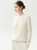 Estilo retro y relajado~ Suéter de punto 100% cachemira, suave y versátil para mujer, con diseño de punto trenzado, top base suave y cómodo