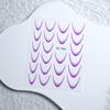Cross-border Novo Estilo Simples Nail Art Adesivos À Prova D'Água Cor Sólida Gradiente Francês Nail Art Adesivos Adesivos DIY Nail Art Adesivos