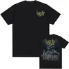 Tour Cordero de Dios 2025 Nueva Camiseta Camiseta con Estampado Espiritual de Banda Manga Corta Algodón Camiseta para Hombre Hip Hop Estilo Callejero