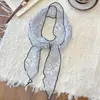 Bufanda Larga de Seda Floral Artística y Fresca para Mujer, Nueva Colección Primavera 2026, Versátil, Moda, Cinta Decorativa, Bufanda al por Mayor