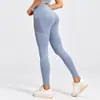 Calça de Yoga Listrada de Cintura Alta Levanta Bumbum Sport Fitness Roupa Externa Controle de Barriga Emagrecedora Bumbum de Pêssego Calça Pele de Tubarão
