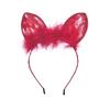 Coreia do Sul Bonito Renda Orelha de Gato Headband Feminino Internet Celebridade Headband Sexy Coelho Orelha Cos Maquiagem Acessórios de Cabelo 4099