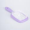 Peine de masaje hueco de Amazon con curva grande, para cabello húmedo y seco, de doble uso, para peinar cabello rizado y liso, de malla esponjosa.