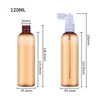 Botella rociadora de PET en stock, botella de enjuague bucal de 50 ml con pulverizador de niebla fina, botella de plástico, botella de muestra, botella recargable, botella vacía de grado alimenticio