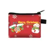 2025 Hombre de Jengibre Navideño Bolsa Pequeña para Monedas Caricatura Infantil Billetera para Monedas Bolsa de Almacenamiento de Gran Capacidad para Auriculares y Cables de Datos