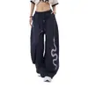 Pantalones Largos de Diseño Estilo Americano con Estampado de Serpiente Retro para Hombres y Mujeres, Nuevos Pantalones Sueltos Casuales para Danza Jazz