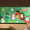 Borracha de Natal infantil desenho animado borracha de quebra-cabeça removível Papai Noel boneco de neve alce árvore de Natal prêmio