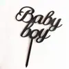 Copyright conejo lindo bebé cumpleaños niña bebé niño letras acrílico tarjeta de pastel decoración