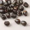 Cuentas Acrílicas de Dos Colores Ovaladas con Agujero Grande Irregulares Sueltas Accesorios para Pulseras DIY Accesorios de Bolígrafo de Cuentas al por Mayor