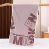 2025 Nuevo Estilo Toalla de Algodón con Letras Oscuras, Suave y Absorbente, Toalla Facial para Pareja Adulta, Toalla de Regalo para Supermercado
