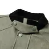 Tamanho Grande 2026 Nova Jaqueta de Couro Retrô Americana Masculina com Gola Reversível Casaco de Couro de Marca Tendência