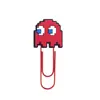 Pac-Man Dibujo Animado de PVC Coloridos Clips de Papel Grandes Suministros de Oficina Separadores de Página Lindos Marcadores de Libros Clips de Papel Creativos