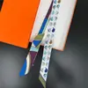 120*5cm Nova Importação Color-Blocking Retro Colorido Camada Dupla Moda Versátil Faixa de Cabelo Fita Decorativa para Amarrar Bolsas