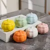 Fábrica 10-50g Mini Cerámica Calabaza Pequeña Tarro Heces Rubor Bálsamo Tarro Sellado Polvo Fragancia Tarro Ungüento