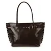 Bolsa Tote Casual Retrô de Grande Capacidade para Mulheres 2025 Inverno Nova Tendência Design de Nicho Bolsa de Ombro Único