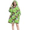 Suéter com capuz outono e inverno pulôver quente roupas preguiçosas para o frio espesso fofo novo pijama de frutas