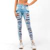 Calças jeans transfronteiriças da Europa e dos Estados Unidos Amazon tamanho grande wish novo sexy rosa rasgado jeans