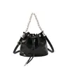 Bolsa Tote de Mão Simples de Pérolas de Grande Capacidade 2026 Nova Temporada Moda Estilosa Bolsa de Ombro Transversal com Cordão