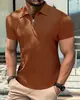 Suéter de verano 2024 nuevo de venta rápida Amazon Camisa POLO con cremallera polo deportivo para hombre fabricantes venta al por mayor