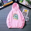 Sudadera con capucha popular transfronteriza 2025 para mujer, estilo holgado y perezoso, top con capucha estampado de terciopelo para otoño e invierno para mujer