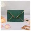 Comercio Exterior Estampado en Caliente Borde Sobre Color Doble Papel Offset Invitación de Negocios de Alta Gama Sobre Estilo Occidental Stock de Amazon 185*