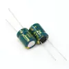 Capacitor Eletrolítico de Alta Frequência Baixa Resistência 470Uf25V 8*12 Alta Ondulação 25V470Uf Verde Dourado Pet Capacitor Eletrolítico de Alumínio