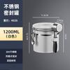 Tanque de Almacenamiento de Granos de Café Binco Acero Inoxidable Grado Alimenticio Polvo de Café Tanque Sellado Válvula de Escape Unidireccional Almacenamiento