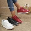 Zapatos Deportivos Casuales Planos de Talla Grande de Alta Calidad Zapatos de Amor para Mujer Nuevo Estilo con Cordones a Cuadros Suela Gruesa