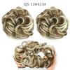 Moño de Peluca de Fibra Sintética Transfronterizo Anillo de Cabello Rizado Pieza de Cabello Estilo Europeo y Americano Voluminoso Natural Anillo de Cabello al por Mayor