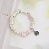 Pulseira de cerâmica de Jingdezhen por atacado antiga com miçangas popular pequena arte fresca doce nova joia de pulseira chinesa
