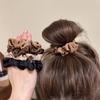 Diadema de satén de tacto avanzado para el pelo del intestino grueso 2024 nueva goma elástica para atar el pelo cabeza de bola de cola de caballo cuerda para el pelo de salchicha gruesa venta al por mayor